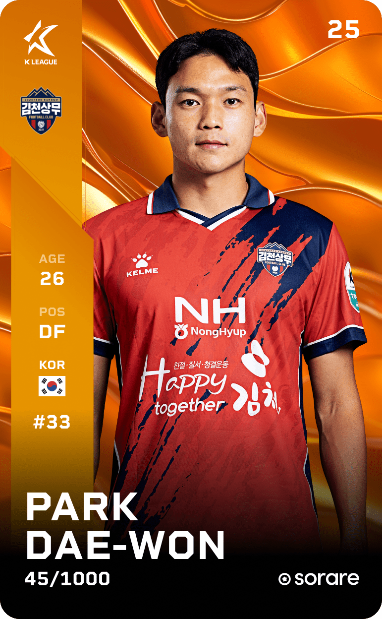 Park Dae-Won 2025-26 • Limited 45/1000