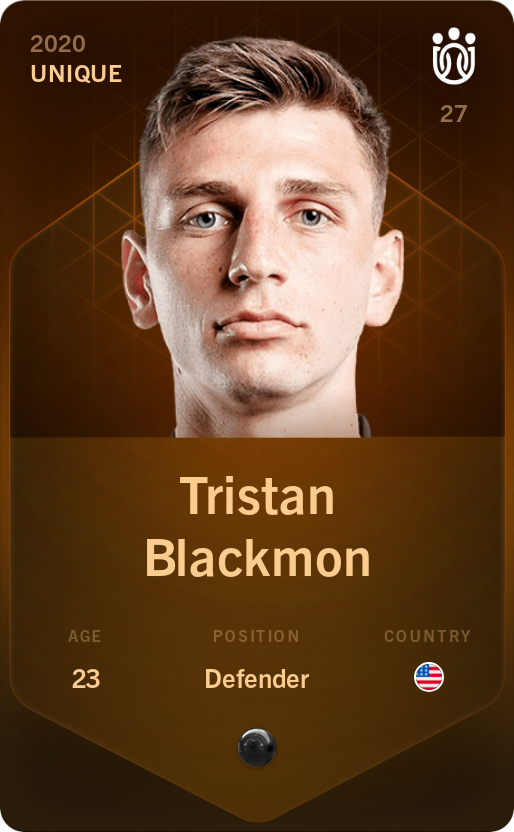 Sorare - Sorare Official - Tristan Blackmon 2020-21 • Unique - NFT # 22082739143436192096182926439497164994865708550281905893107491085500163813539