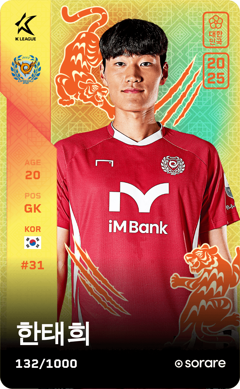 Han Tae-Hee 2025-26 • Limited 132/1000
