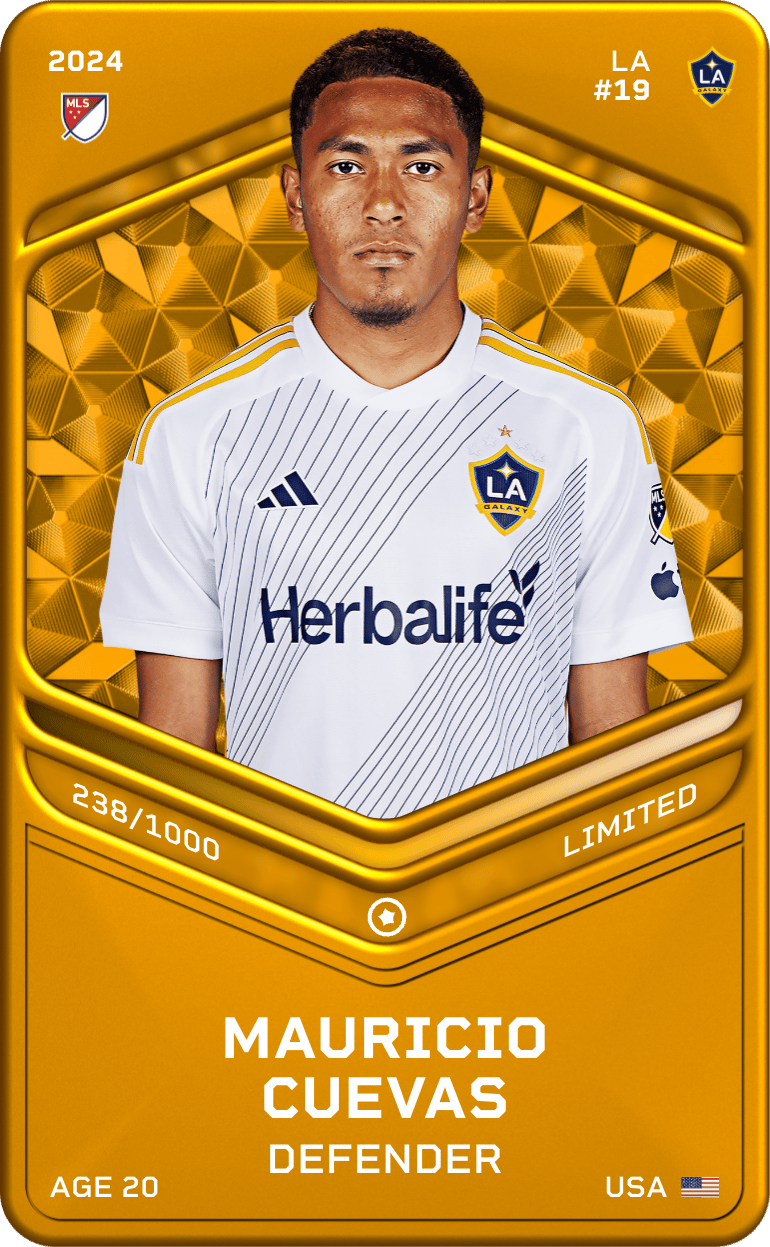 Mauricio Cuevas 2024-25 • Limited 238/1000