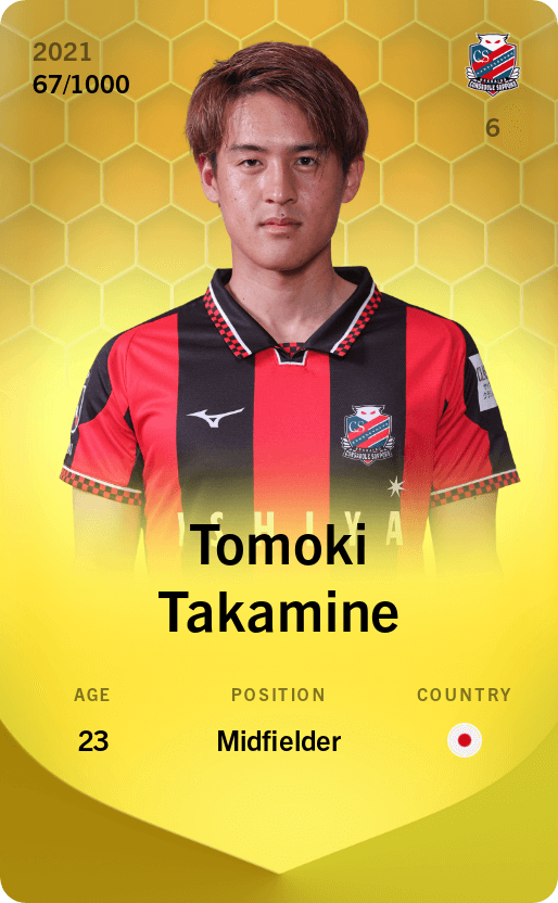 Tomoki Takamine 2021-22 • Limited 67/1000
