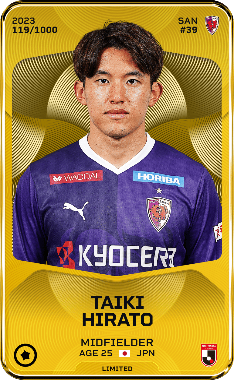 Taiki Hirato 2023-24 • Limited 119/1000