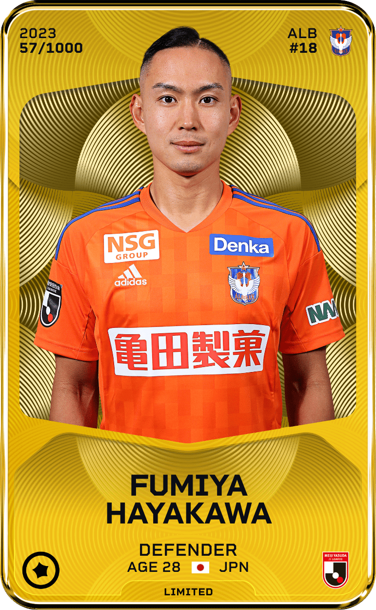 Fumiya Hayakawa 2023-24 • Limited 57/1000