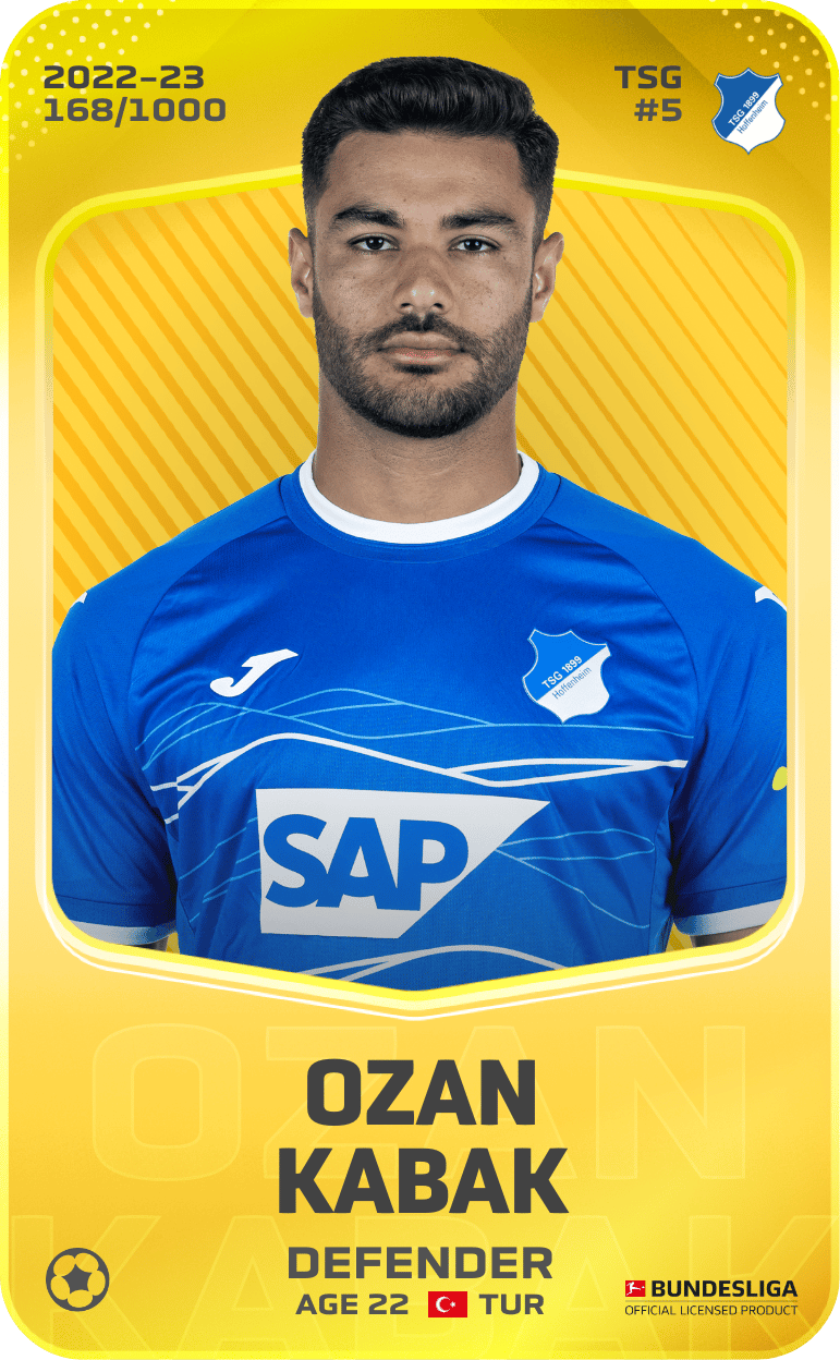 Ozan Kabak 2022-23 • Limited 168/1000