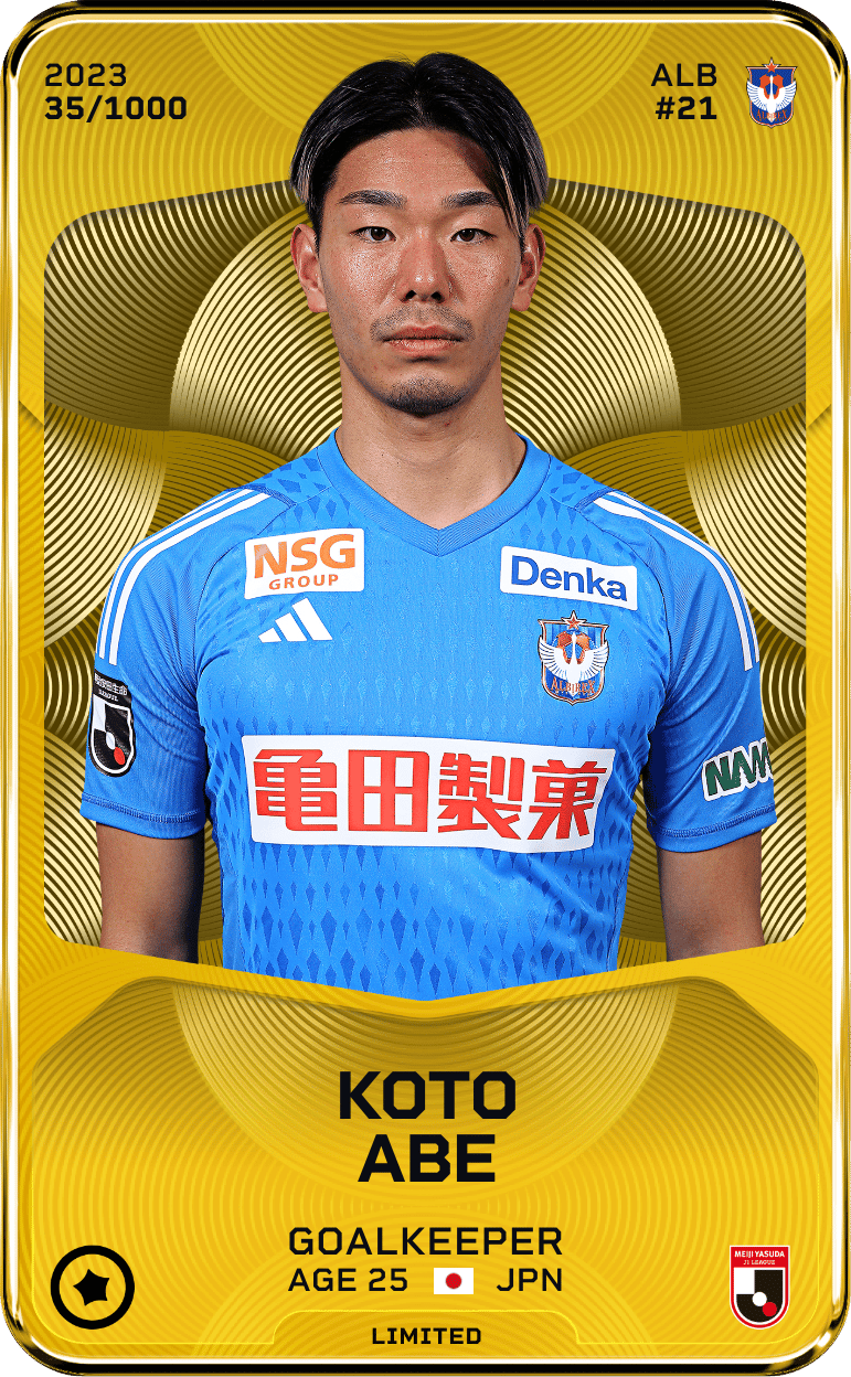 Koto Abe 2023-24 • Limited 35/1000