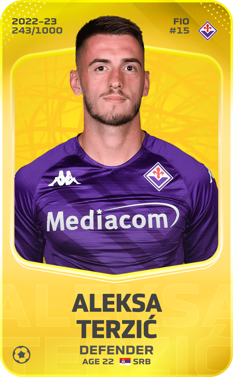 Aleksa Terzić 2022-23 • Limited 243/1000