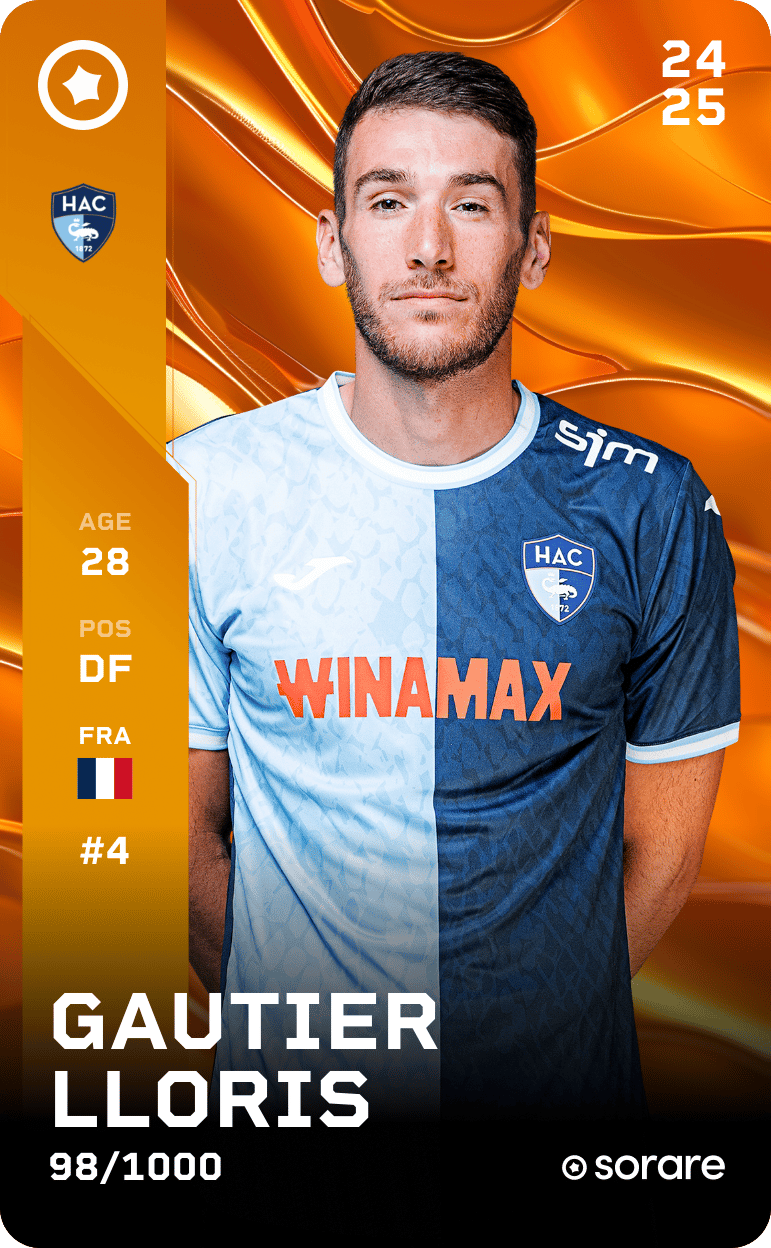 Gautier Lloris 2024-25 • Limited 98/1000