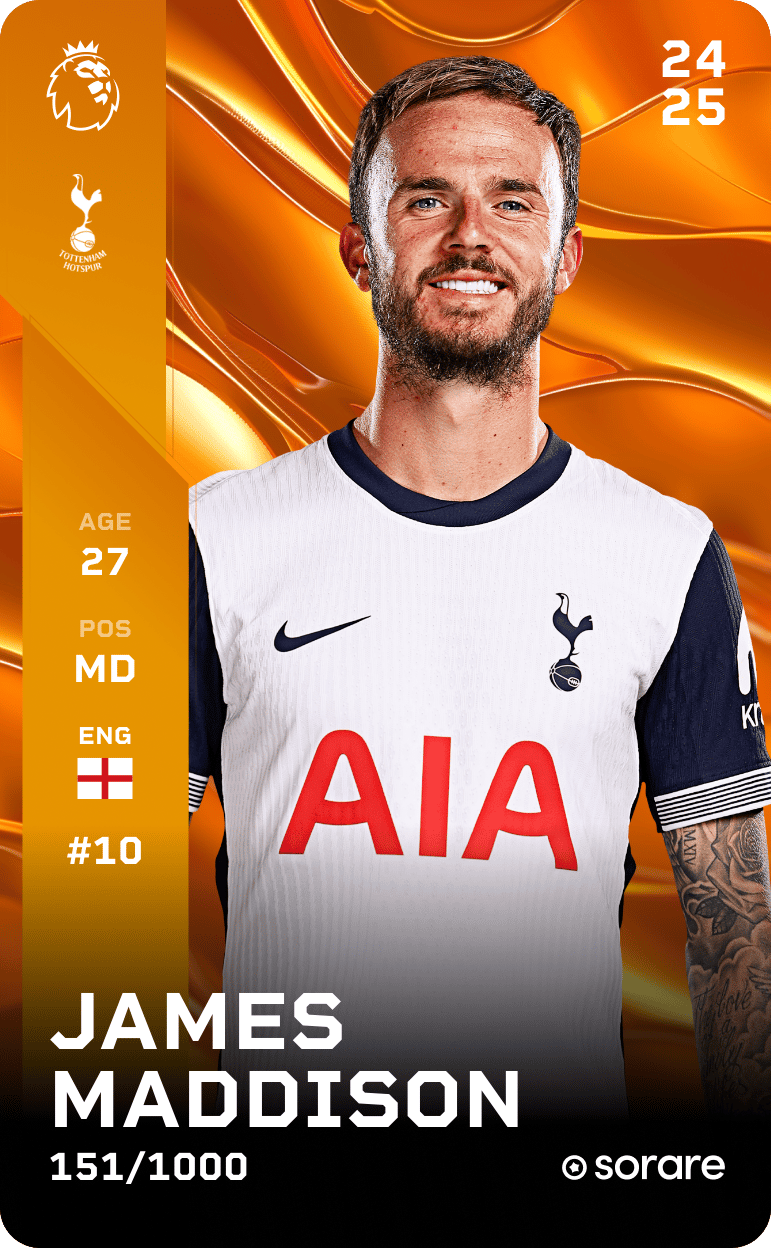 James Maddison 2024-25 • Limited 151/1000