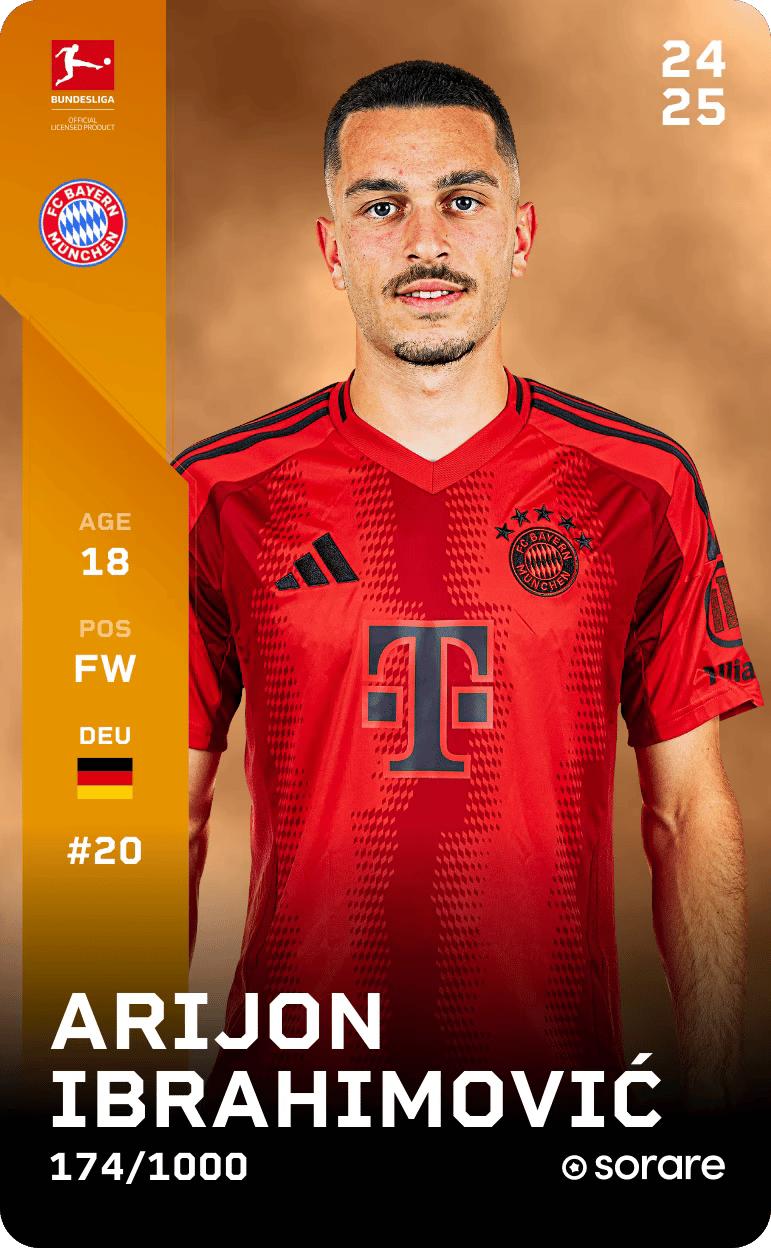 Arijon Ibrahimović 2024-25 • Limited 174/1000