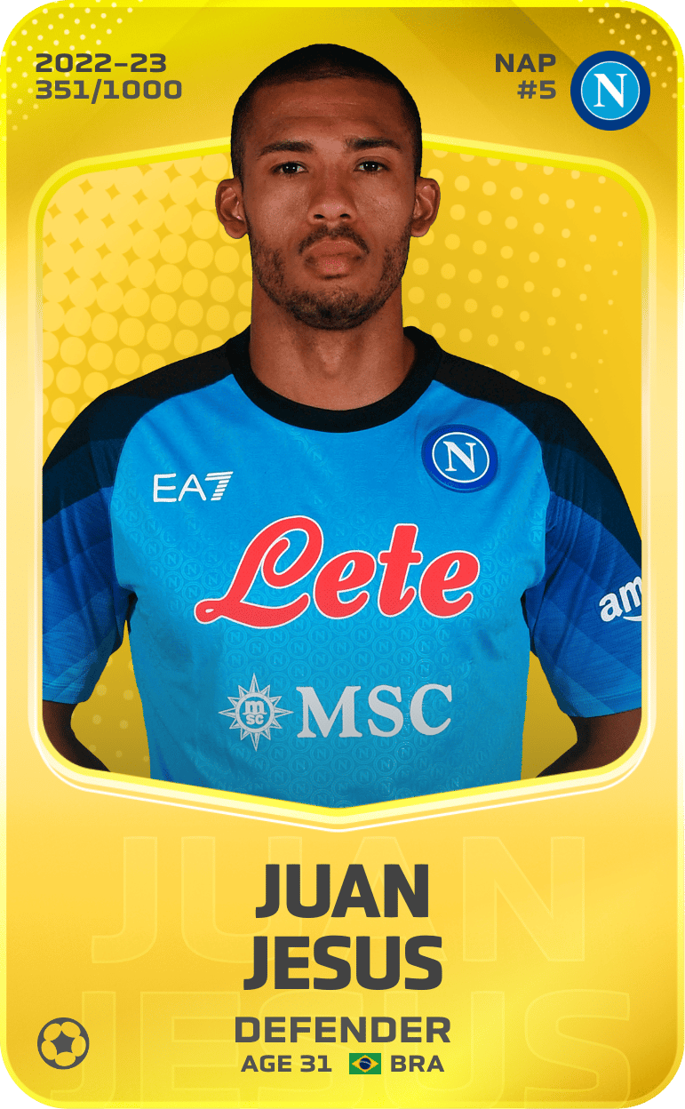Juan Jesus 2022-23 • Limited 351/1000