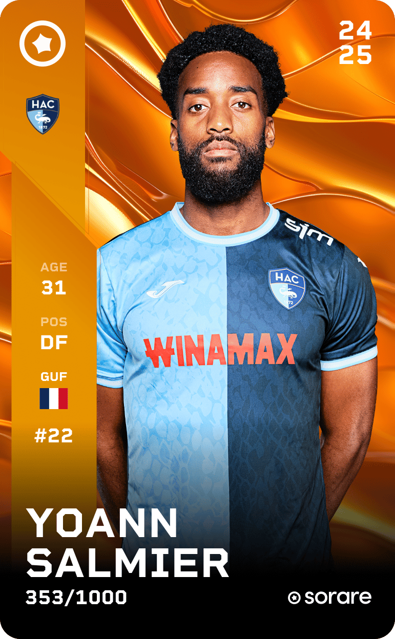 Yoann Salmier 2024-25 • Limited 353/1000