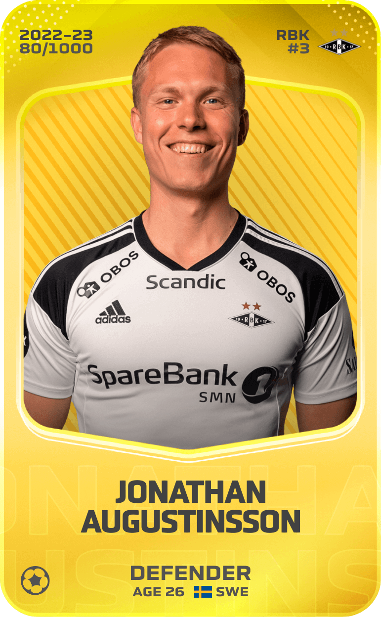 Jonathan Augustinsson 2022-23 • Limited 80/1000