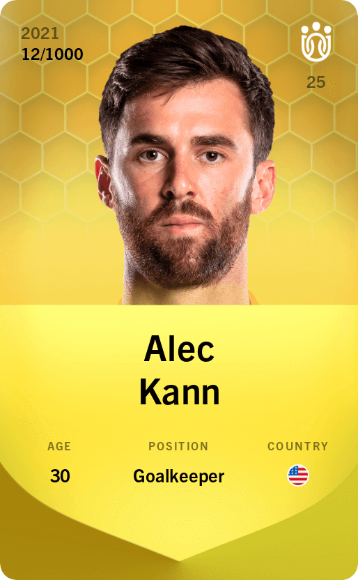 Alec Kann 2021-22 • Limited 12/1000