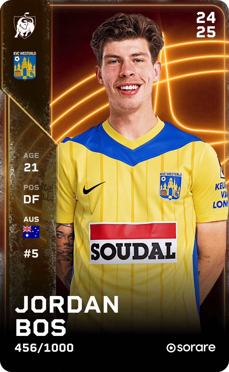 Jordan Bos 2024-25 • Limited 456/1000