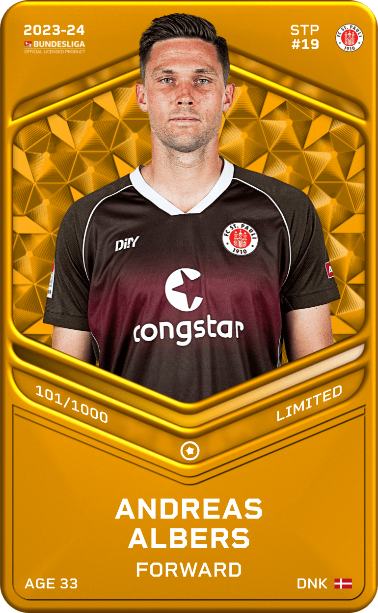Andreas Albers 2023-24 • Limited 101/1000