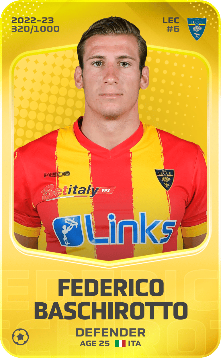 Federico Baschirotto 2022-23 • Limited 320/1000