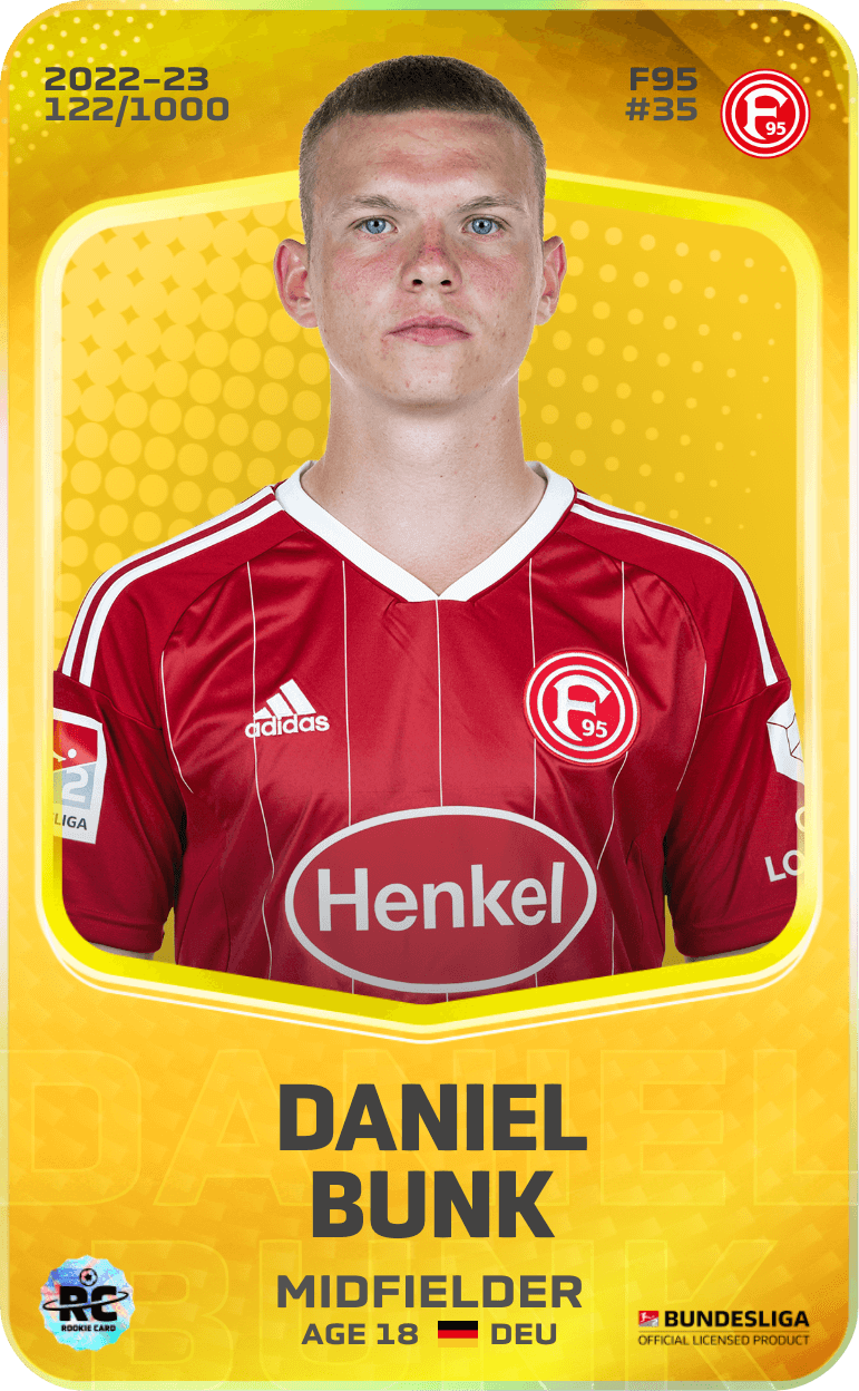 Daniel Bunk 2022-23 • Limited 122/1000