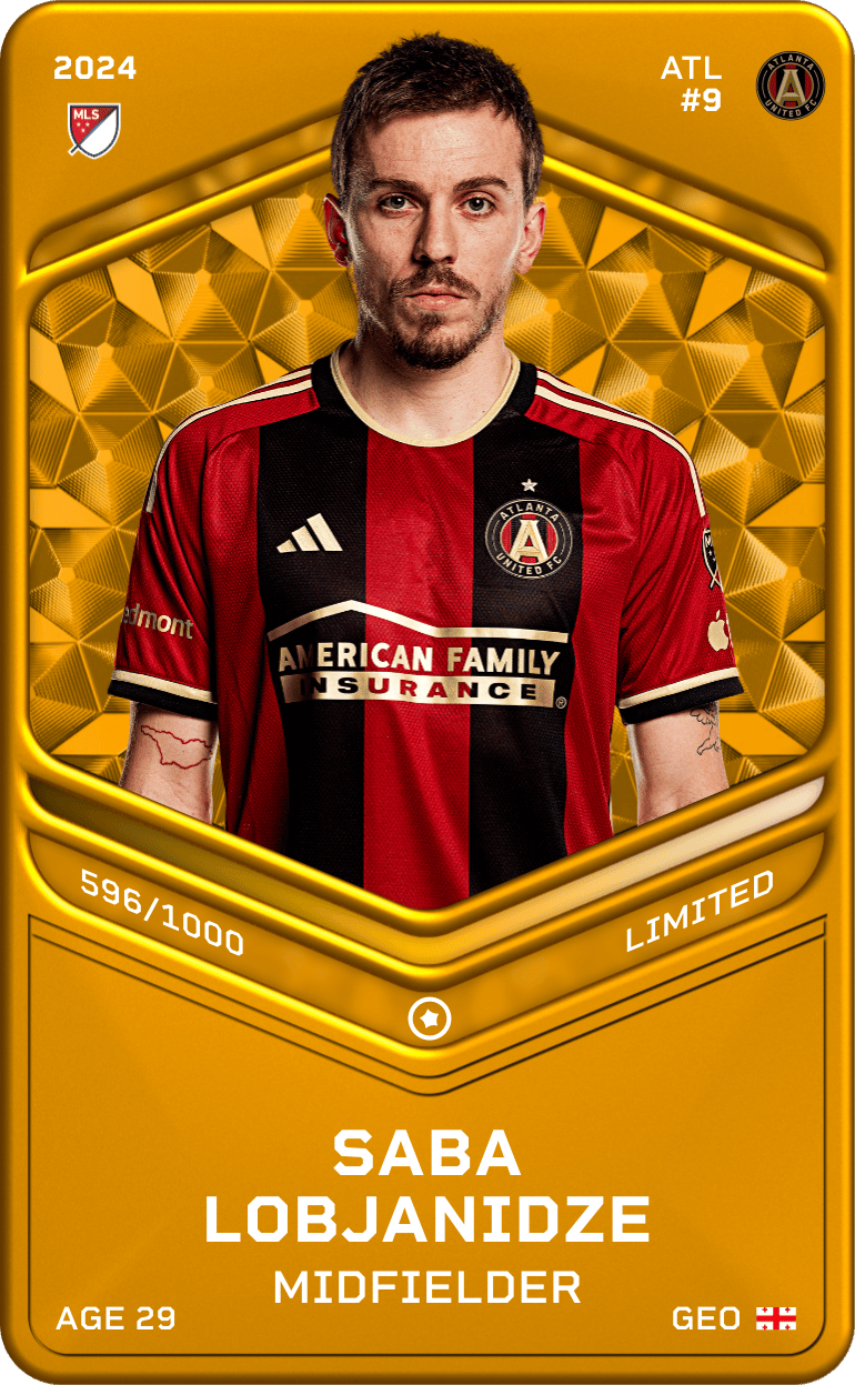 Saba Lobjanidze 2024-25 • Limited 596/1000