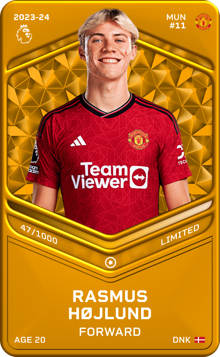 Rasmus Højlund 2023-24 • Limited 47/1000