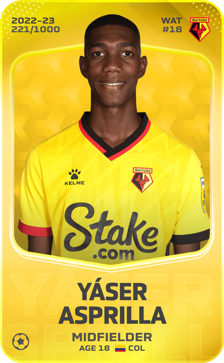 Yáser Asprilla 2022-23 • Limited 221/1000