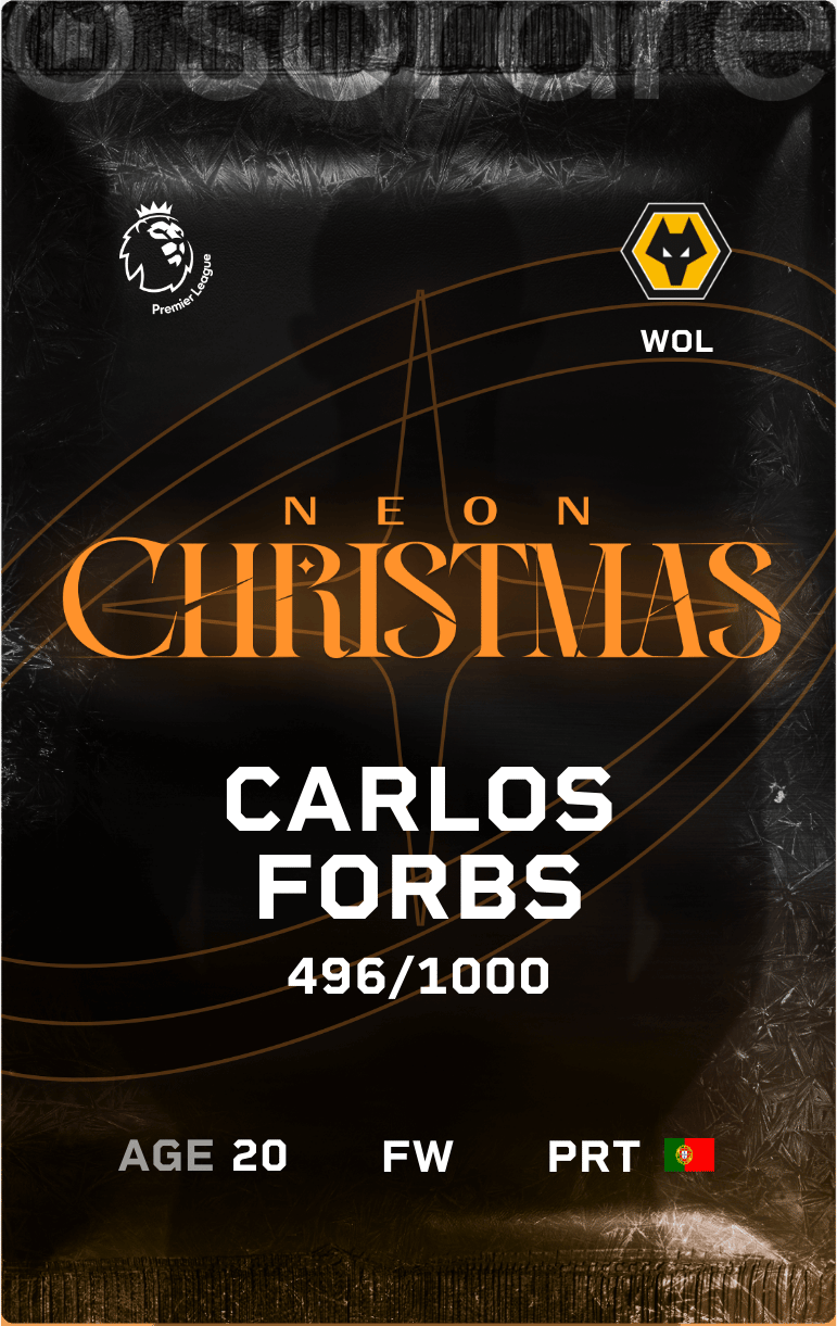 Carlos Forbs 2024-25 • Limited 496/1000