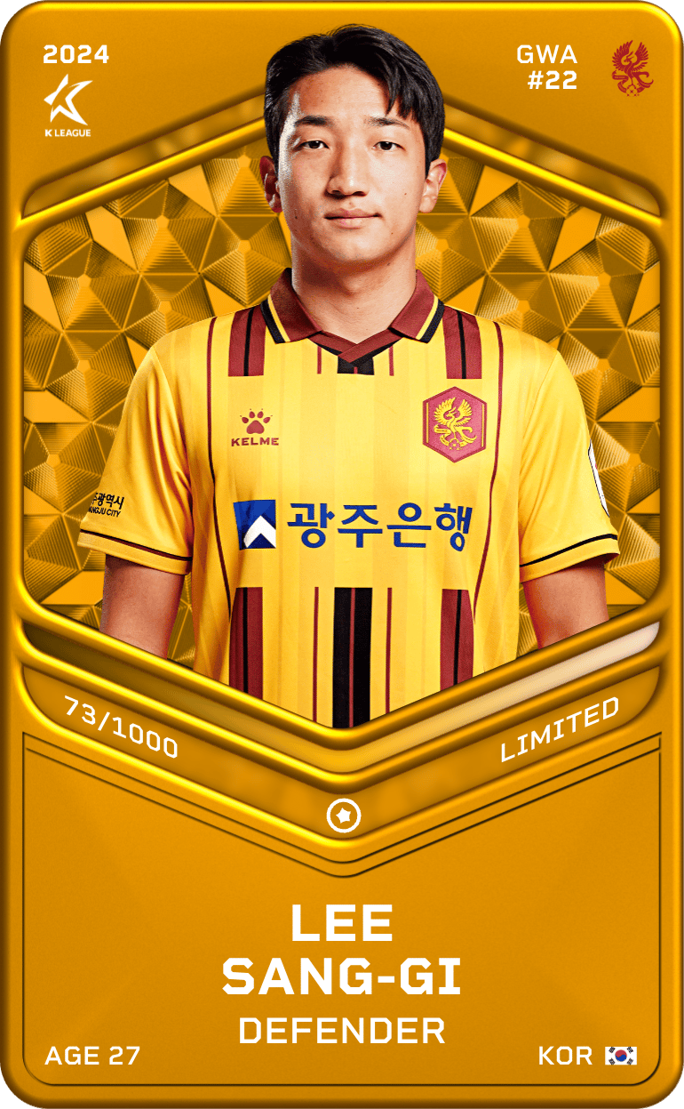 Lee Sang-Gi 2024-25 • Limited 73/1000
