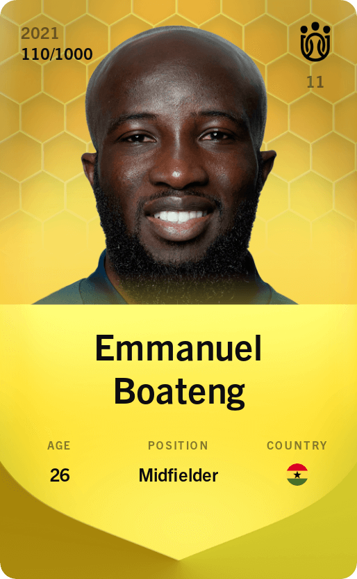 Emmanuel Boateng 2021-22 • Limited 110/1000