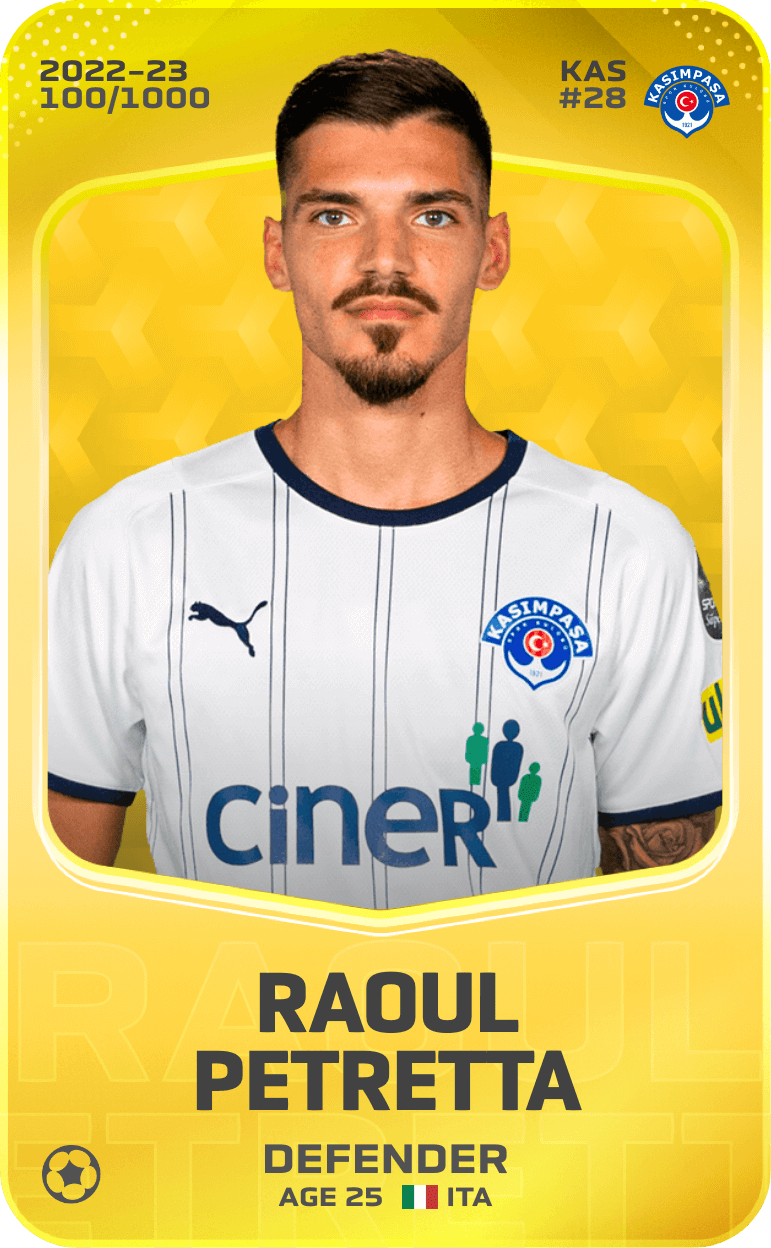 Raoul Petretta 2022-23 • Limited 100/1000