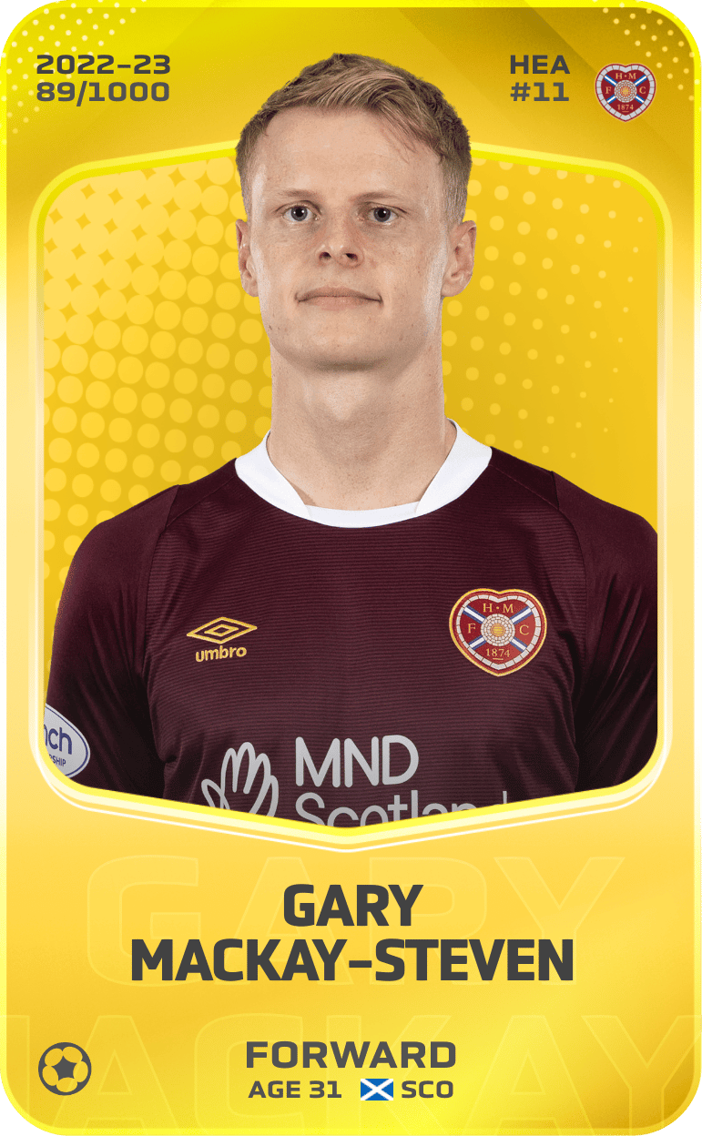 Gary Mackay-Steven 2022-23 • Limited 89/1000