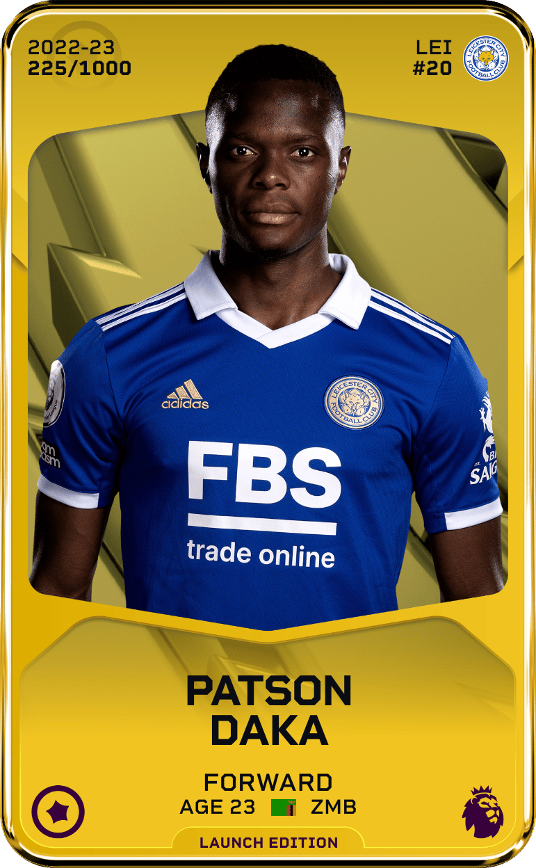 Patson Daka 2022-23 • Limited 225/1000
