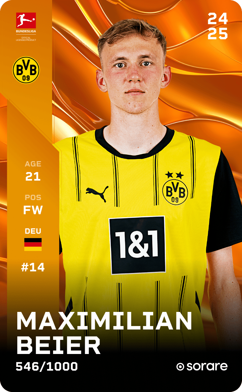 Maximilian Beier 2024-25 • Limited 546/1000