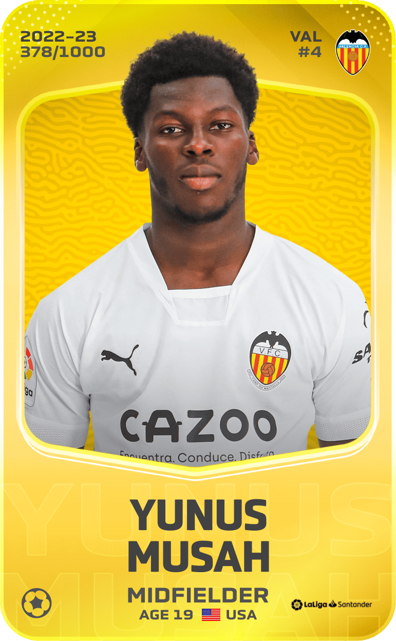 Yunus Musah 2022-23 • Limited 378/1000