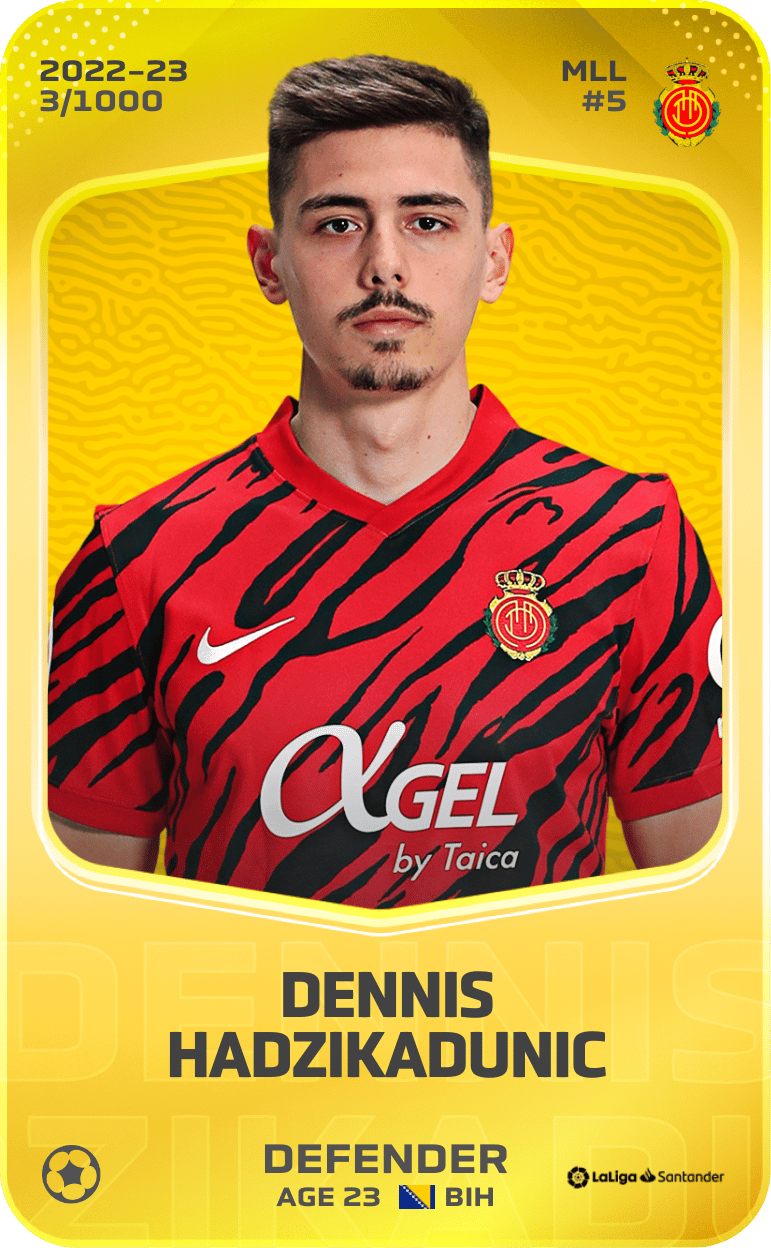 Dennis Hadzikadunic 2022-23 • Limited 3/1000