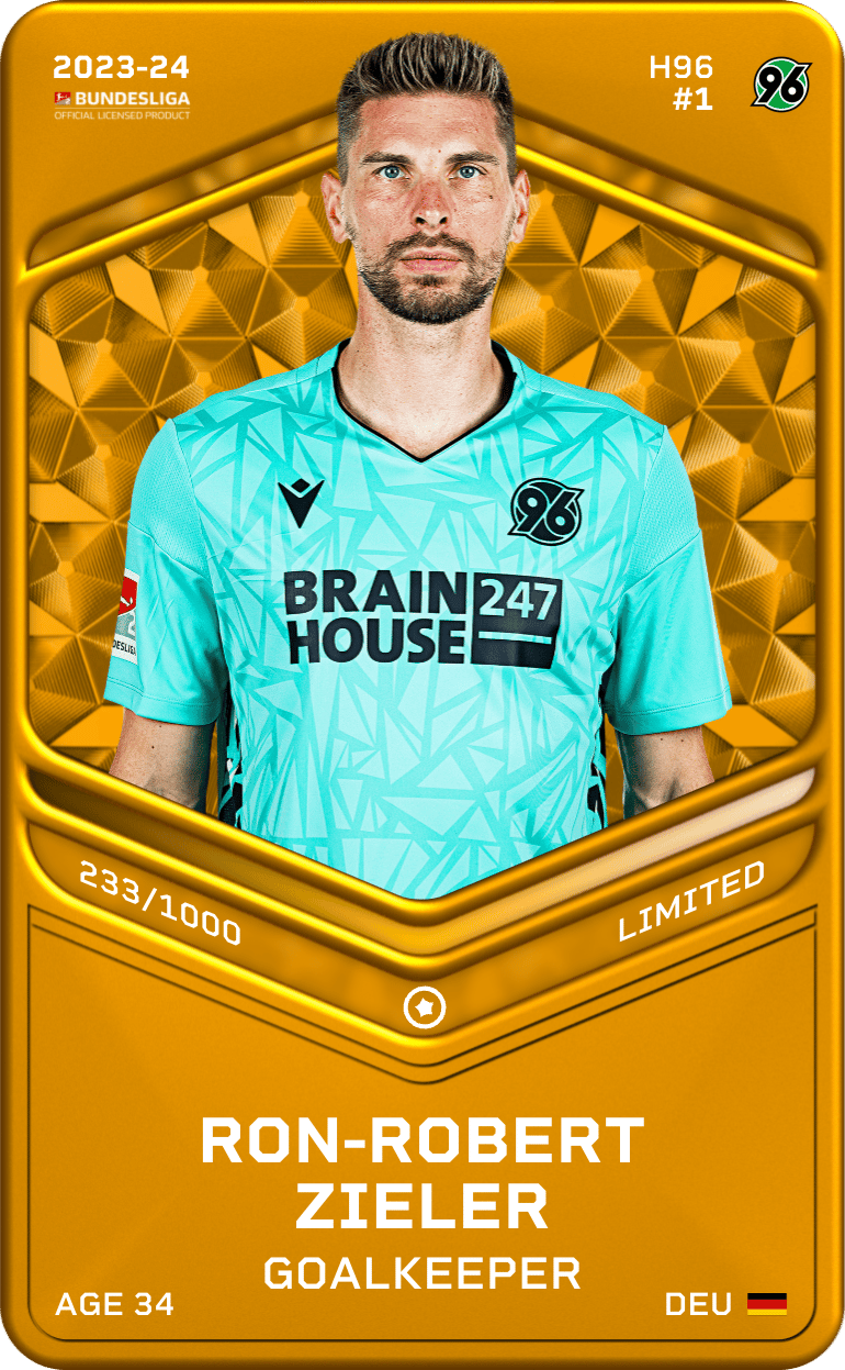 Ron-Robert Zieler 2023-24 • Limited 233/1000