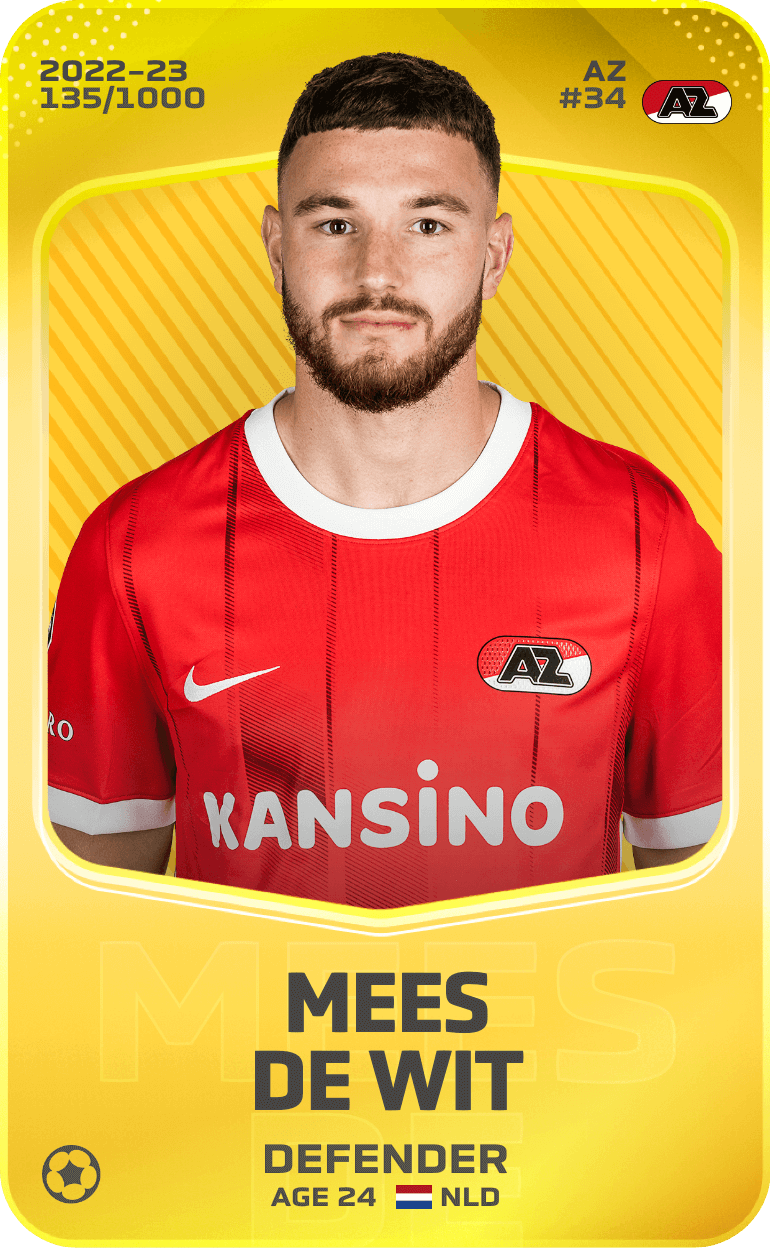 Mees De Wit 2022-23 • Limited 135/1000