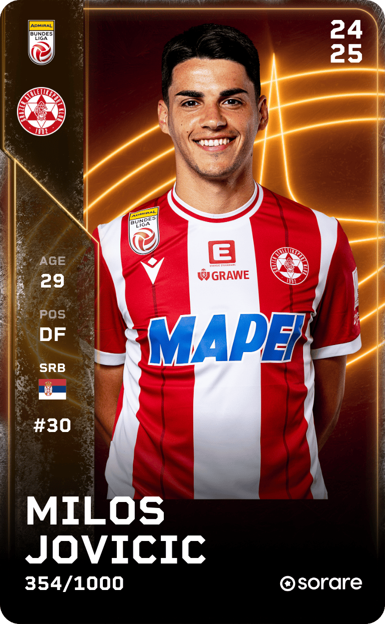 Milos Jovicic 2024-25 • Limited 354/1000