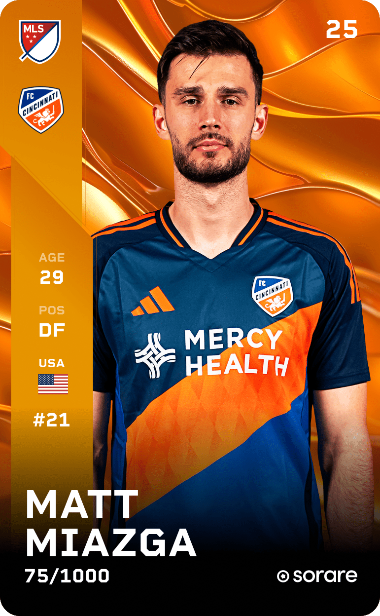 Matt Miazga 2025-26 • Limited 75/1000