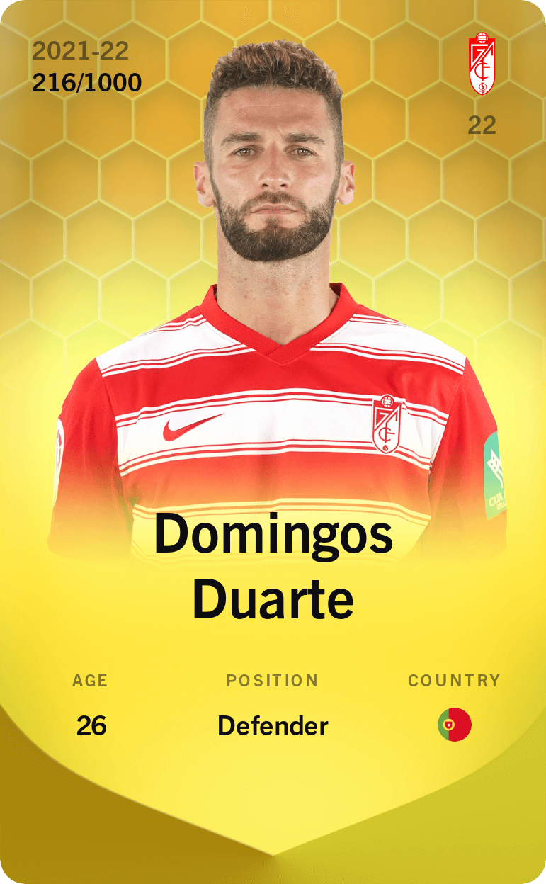 Domingos Duarte 2021-22 • Limited 216/1000