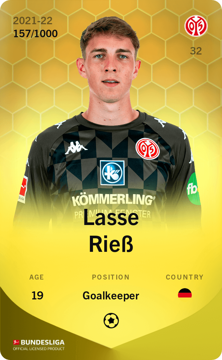 Lasse Rieß 2021-22 • Limited 157/1000