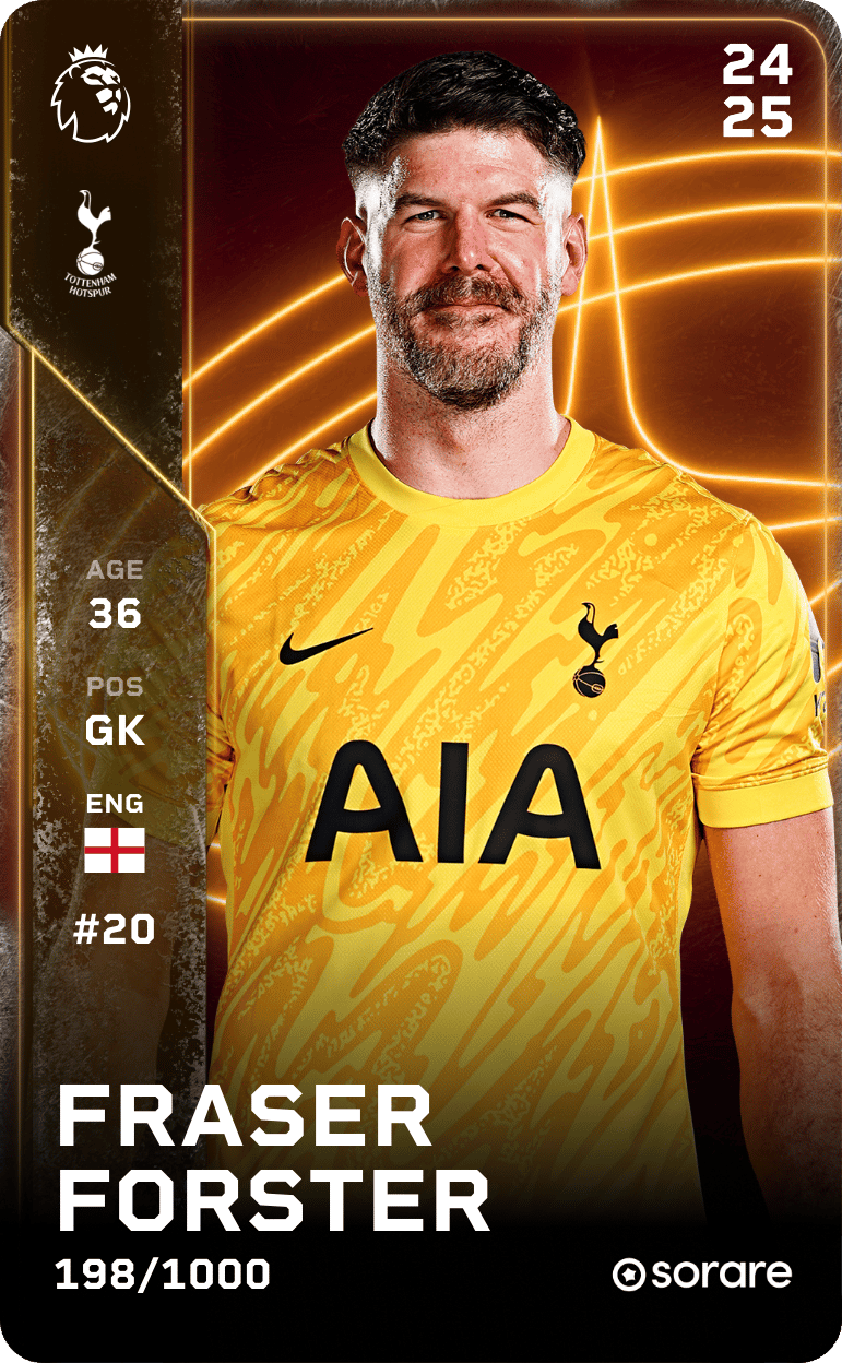 Fraser Forster 2024-25 • Limited 198/1000