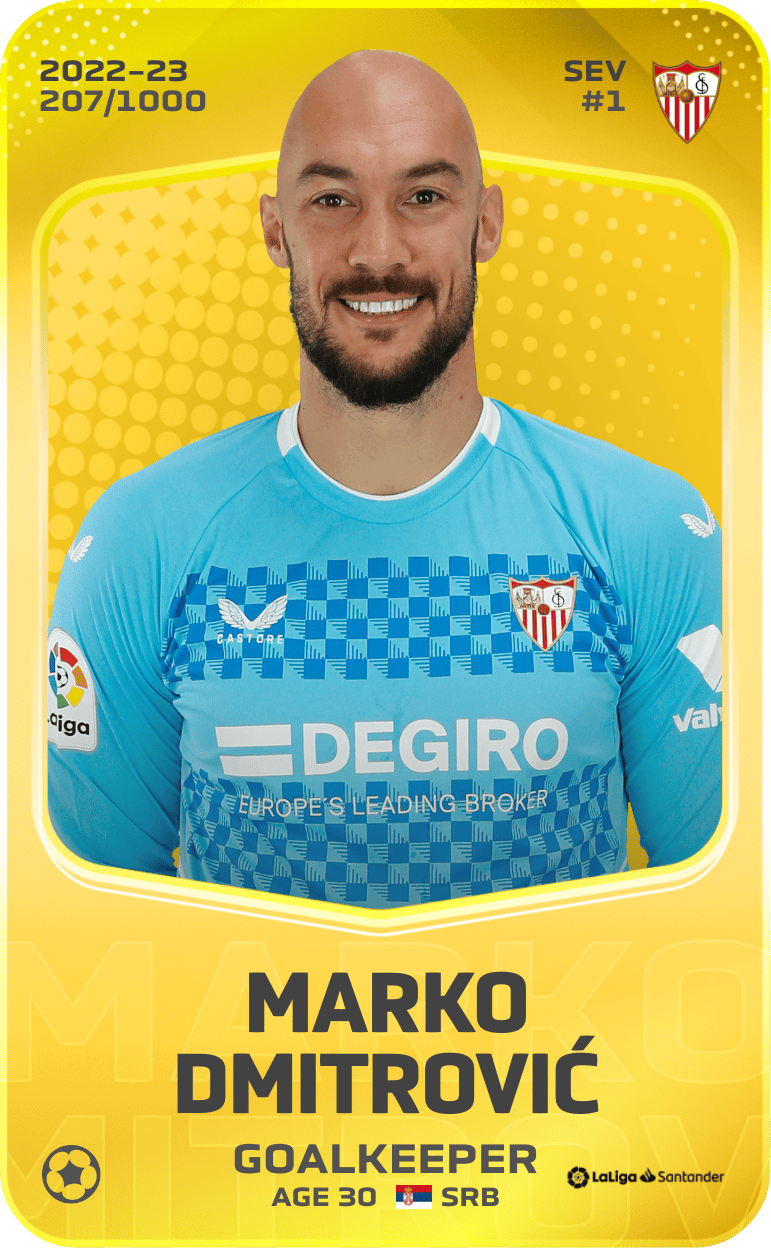 Marko Dmitrović 2022-23 • Limited 207/1000