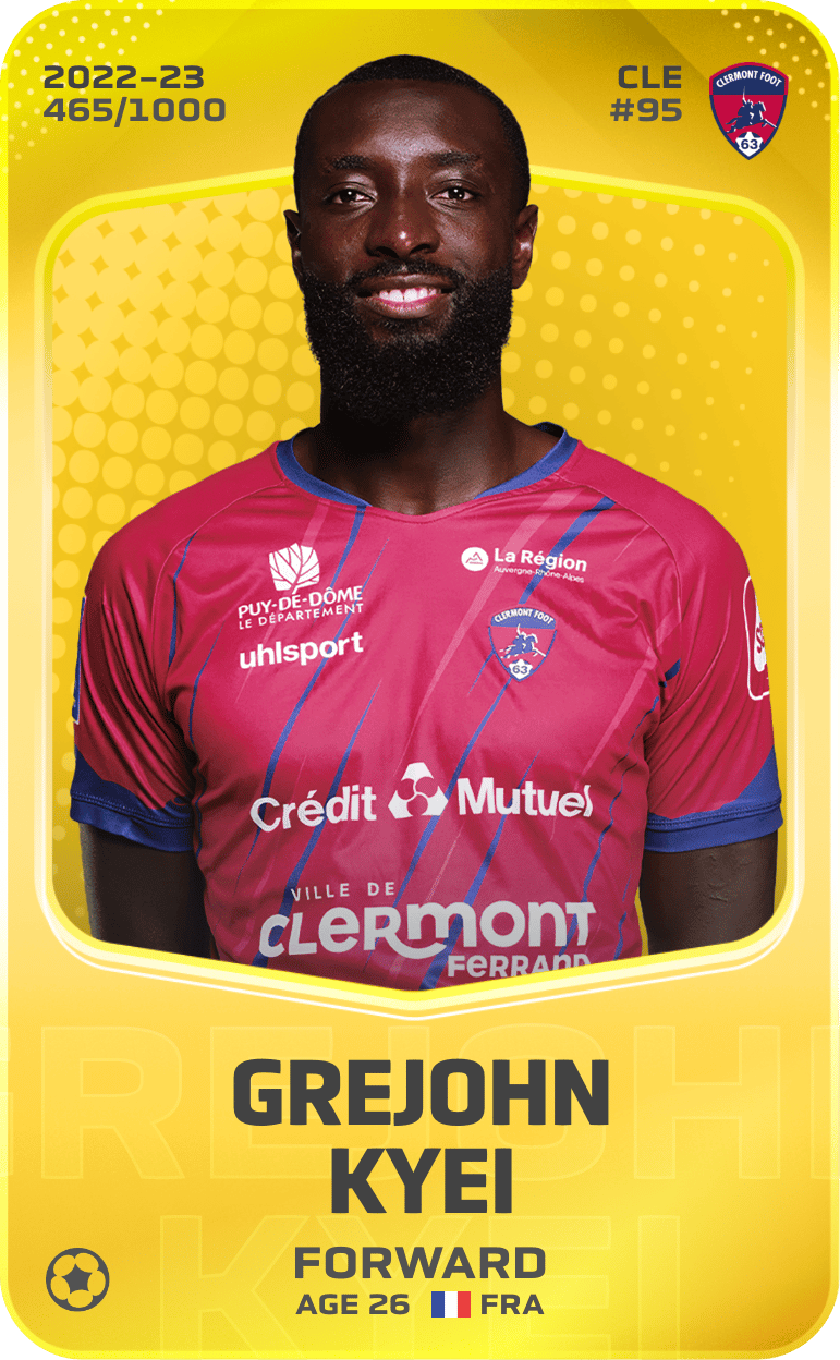 Grejohn Kyei 2022-23 • Limited 465/1000