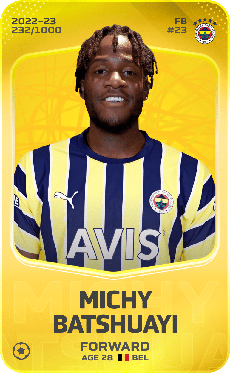 Michy Batshuayi 2022-23 • Limited 232/1000