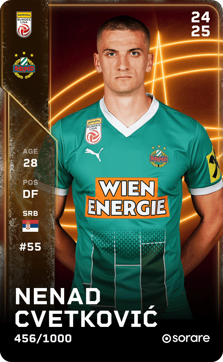 Nenad Cvetković 2024-25 • Limited 456/1000