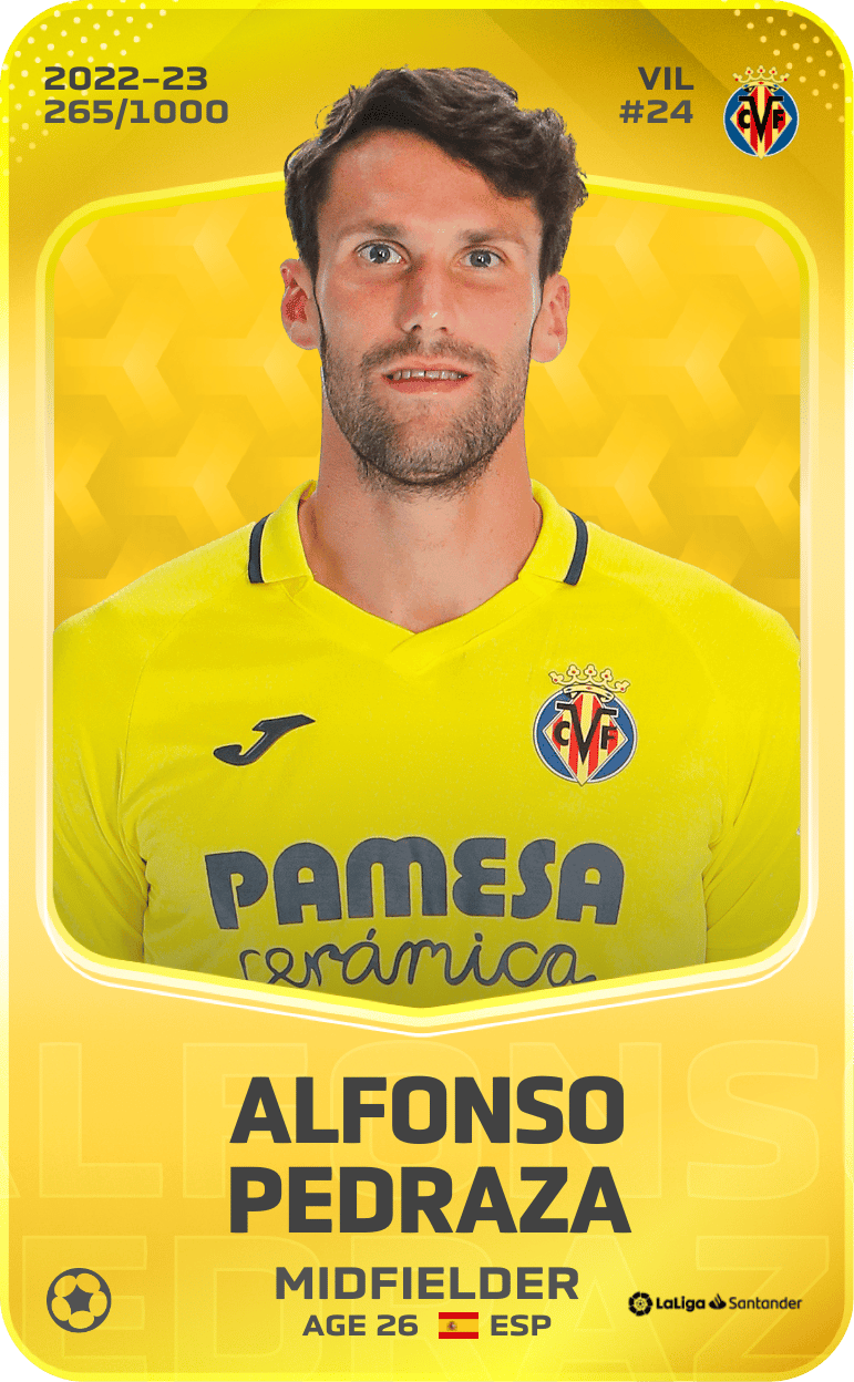 Alfonso Pedraza 2022-23 • Limited 265/1000