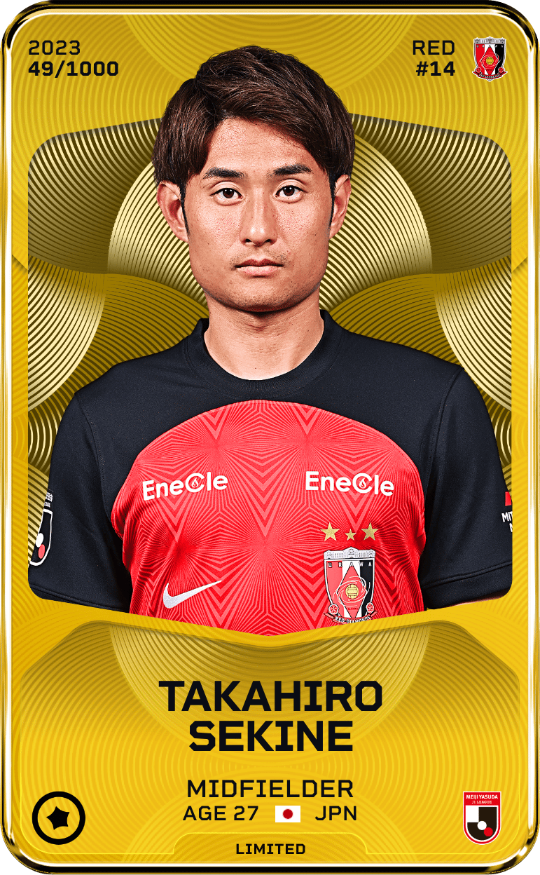 Takahiro Sekine 2023-24 • Limited 49/1000