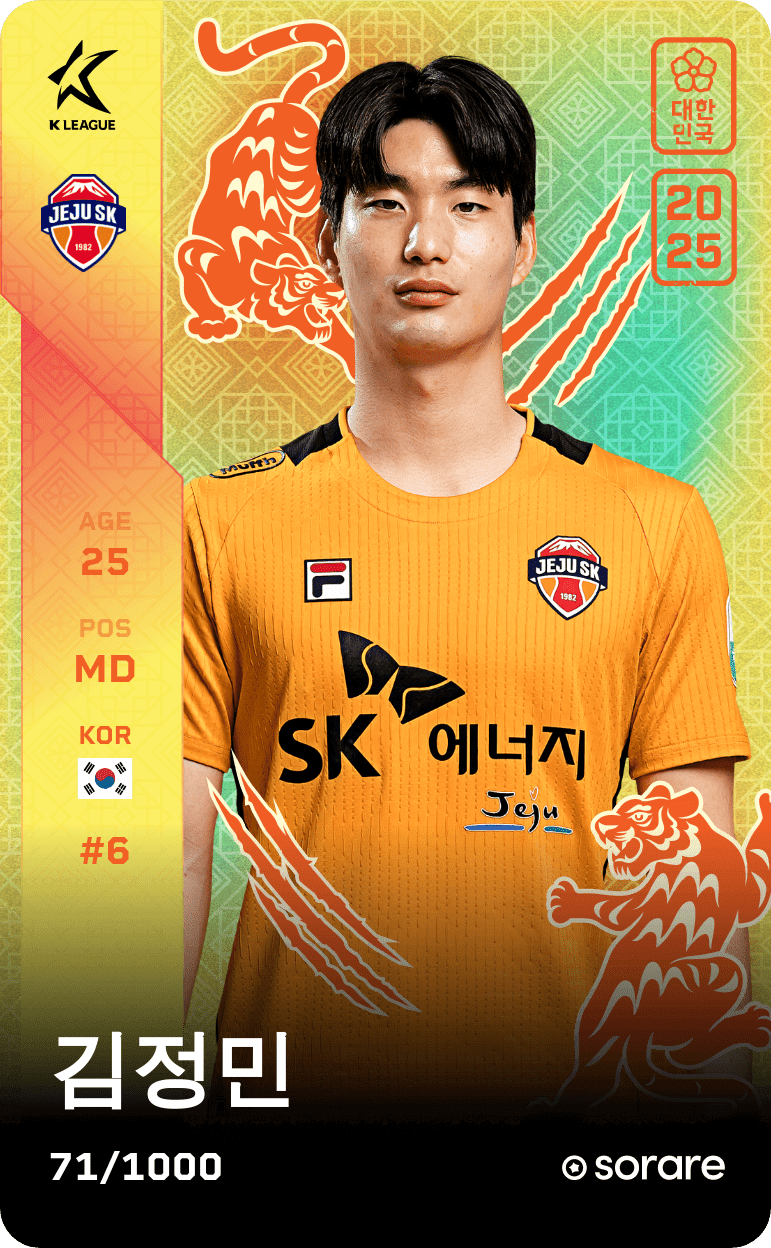 Kim Jung-Min 2025-26 • Limited 71/1000