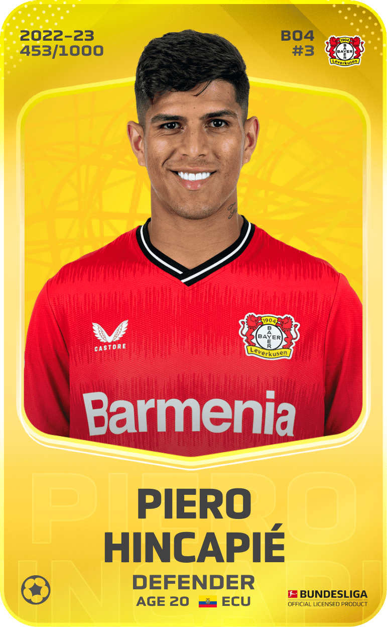 Piero Hincapié 2022-23 • Limited 453/1000