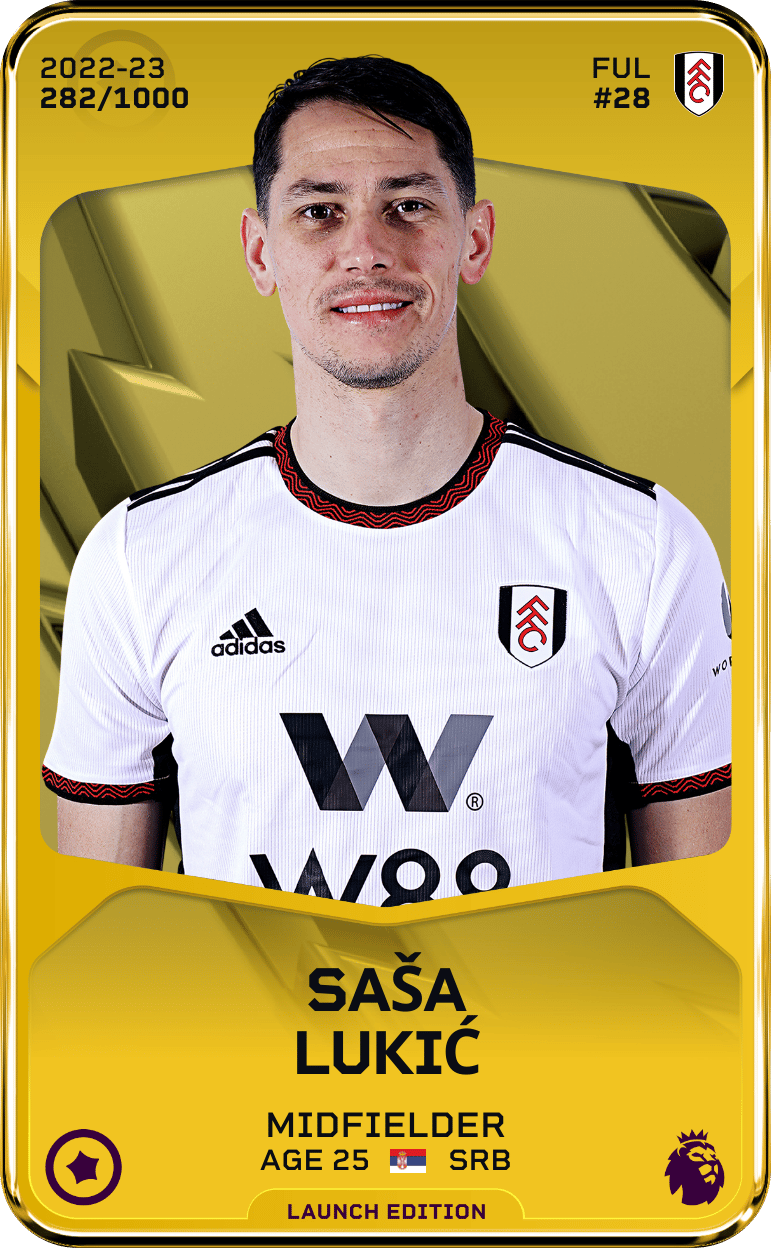 Saša Lukić 2022-23 • Limited 282/1000
