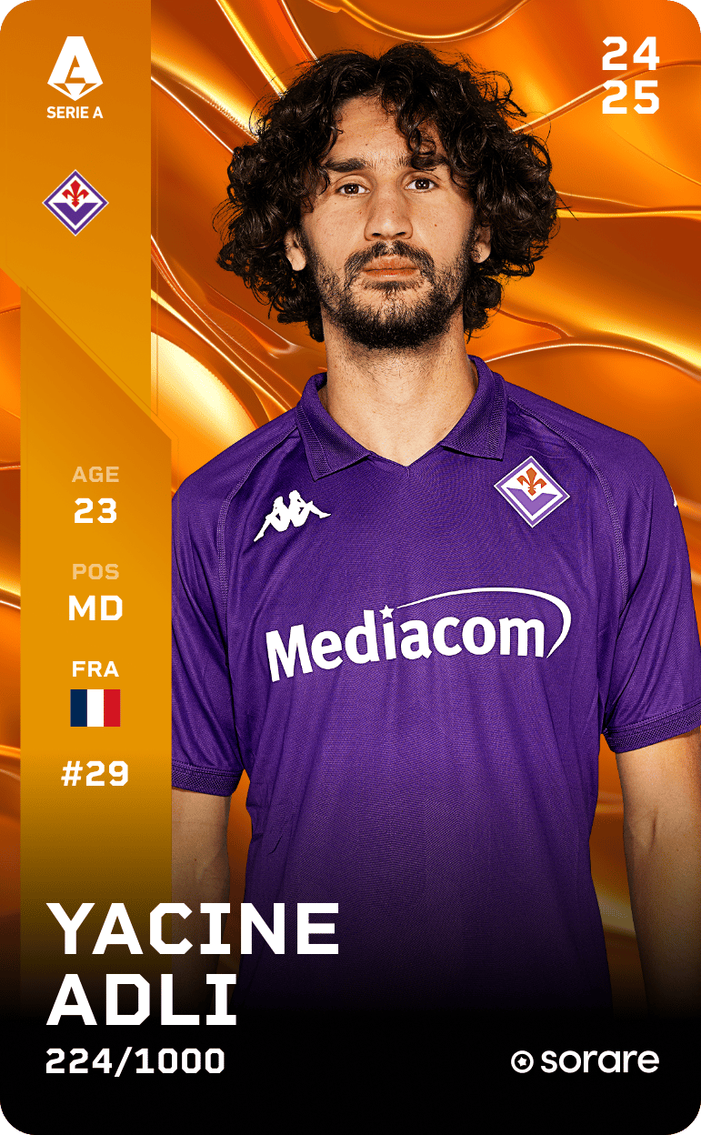 Yacine Adli 2024-25 • Limited 224/1000